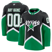 Dallas Stars Fanatics Black Alternate Premium Custom Jersey