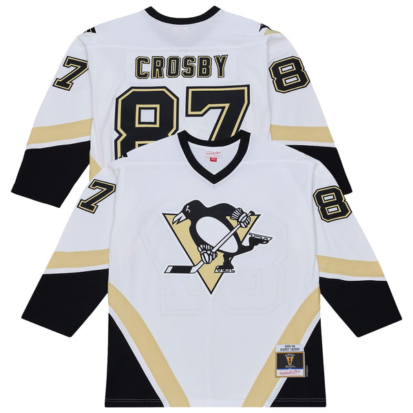 Pittsburgh Penguins Sidney Crosby Mitchell & Ness White 2005 Power Play Jersey