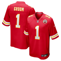 Kansas City Chiefs Number 1 Groom Nike Red Game Jersey