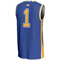 #1 Pitt Panthers GameDay Greats Lightweight Basketball Jersey - Royal