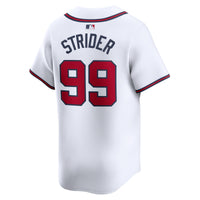 Atlanta Braves Spencer Strider Nike White Home Limited Player Jersey