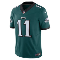 Philadelphia Eagles A.J. Brown Nike Green Vapor F.U.S.E. Limited Jersey
