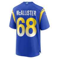 Los Angeles Rams Mike McAllister Nike Royal Home Game Jersey