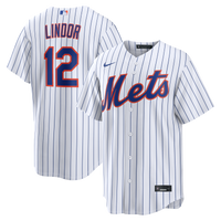 New York Mets Francisco Lindor Nike White Home Replica Jersey