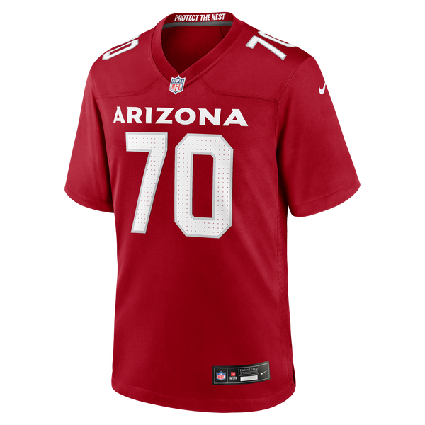 Arizona Cardinals Paris Johnson Jr. Nike Cardinal Game Jersey