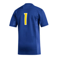 #1 Delaware Fightin' Blue Hens adidas Replica Football Jersey - Royal