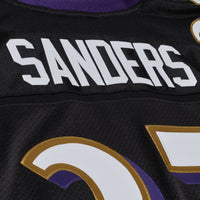 Baltimore Ravens Deion Sanders Mitchell & Ness Black 2005 Authentic Throwback Jersey