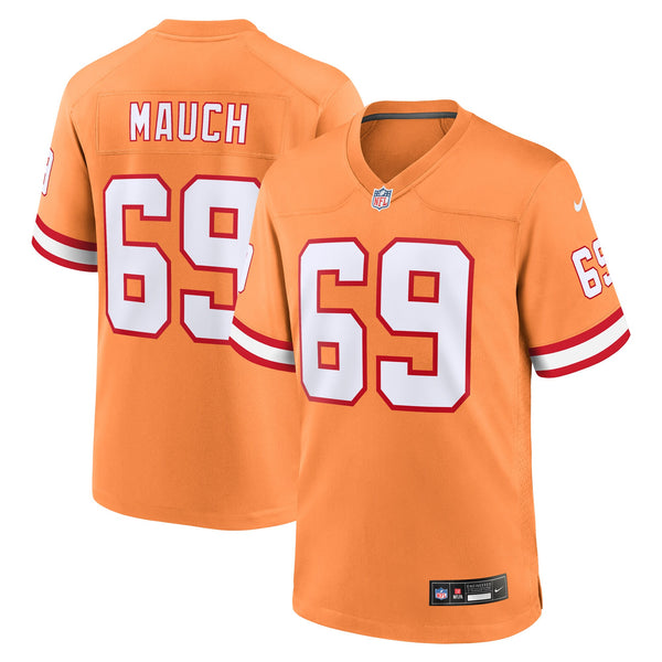 Tampa Bay Buccaneers Cody Mauch Nike Orange Alternate Game Jersey