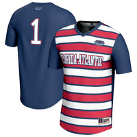 #1 Florida Atlantic Owls GameDay Greats Lightweight Collegiate Soccer Fashion Jersey - Navy/Red