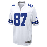 Dallas Cowboys Jake Ferguson Nike White Game Jersey