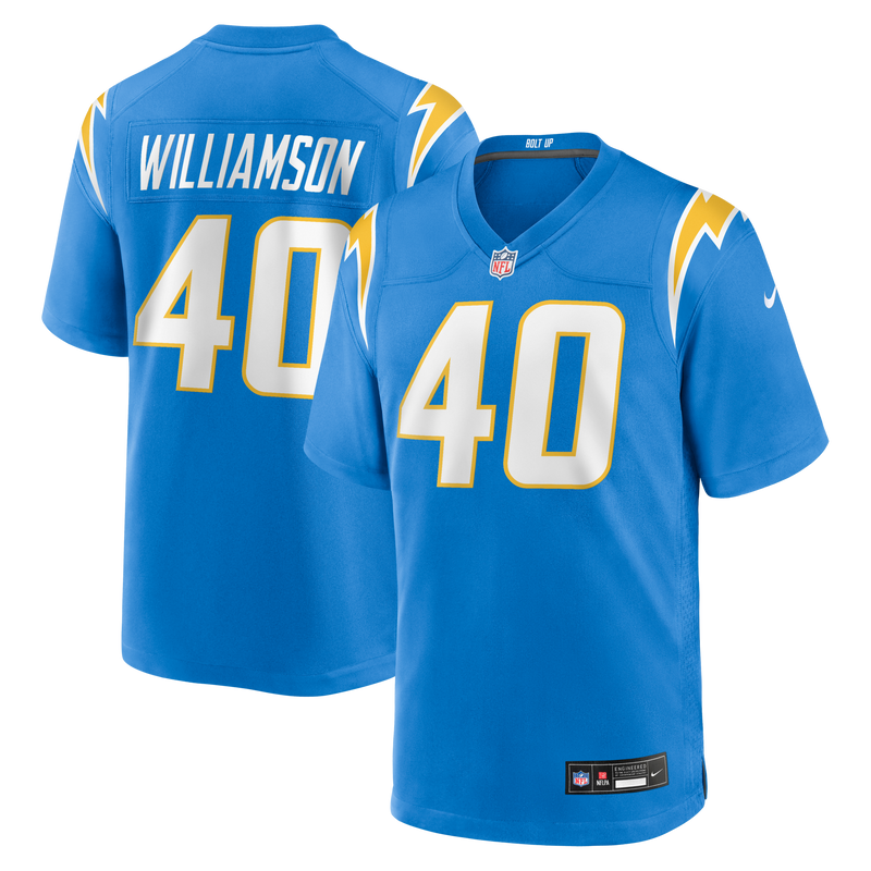 Los Angeles Chargers Kendall Williamson Nike Powder Blue Team Game Jersey