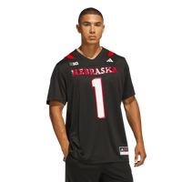 #1 Nebraska Huskers adidas Our Red Burns Brighter Premier Strategy Jersey - Black