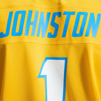 Los Angeles Chargers Quentin Johnston Nike Gold Alternate Charger Power Game Player Jersey