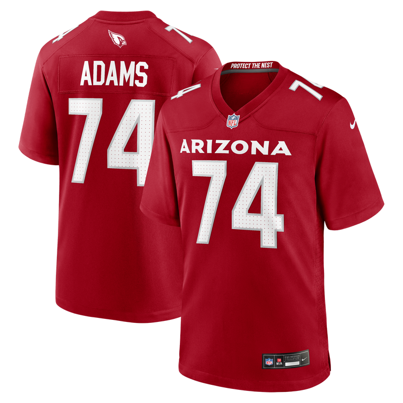 Arizona Cardinals Isaiah Adams Nike Cardinal Team Game Jersey