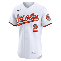 Baltimore Orioles Gunnar Henderson Nike White Home Elite Jersey