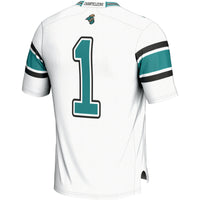 #1 Coastal Carolina Chanticleers GameDay Greats Endzone Football Jersey - White