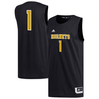 #1 Alabama State Hornets adidas Replica Basketball Jersey - Black