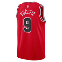 Chicago Bulls Nike Icon Edition Swingman Jersey - Red - Nikola Vučević