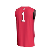 #1 Utah Utes GameDay Greats Lightweight Basketball Fashion Jersey - Red