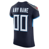 Tennessee Titans Nike Navy Vapor F.U.S.E. Elite Custom Jersey