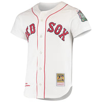 Boston Red Sox Pedro Martinez Mitchell & Ness White 1999 Cooperstown Collection Home Authentic Jersey