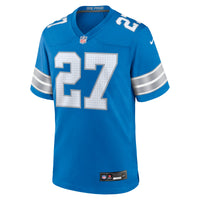 Detroit Lions Christian Izien Nike Blue Team Game Jersey