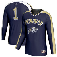 Navy Midshipmen GameDay Greats #1 Lightweight Volleyball Fashion Jersey - Navy
