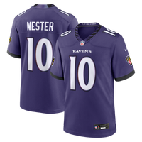 Baltimore Ravens LaJohntay Wester Nike Purple Team Game Jersey