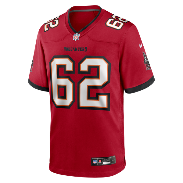 Graham Barton Pick No. 26 Nike Red Player Game Jersey