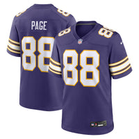 Minnesota Vikings Alan Page Nike Purple Retired Player Alternate Game Jersey