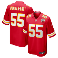 Kansas City Chiefs Omarr Norman-Lott Nike Red Team Game Jersey