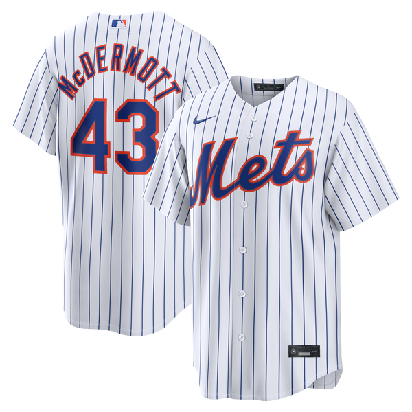 New York Mets Chayce McDermott Nike White Home Replica Jersey