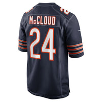 Chicago Bears Nick McCloud Nike Navy Team Game Jersey