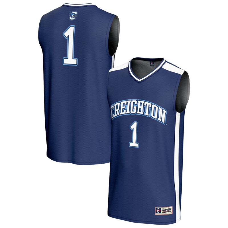 #1 Creighton Bluejays GameDay Greats Lightweight Basketball Fashion Jersey - Blue