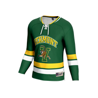 Vermont Catamounts GameDay Greats Lightweight Hockey Fashion Jersey - Green