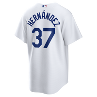 Los Angeles Dodgers Teoscar Hernández Nike White Home Replica Jersey