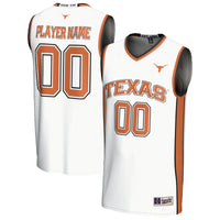 Texas Longhorns GameDay Greats NIL Pick-A-Player Lightweight Basketball Fashion Jersey - White