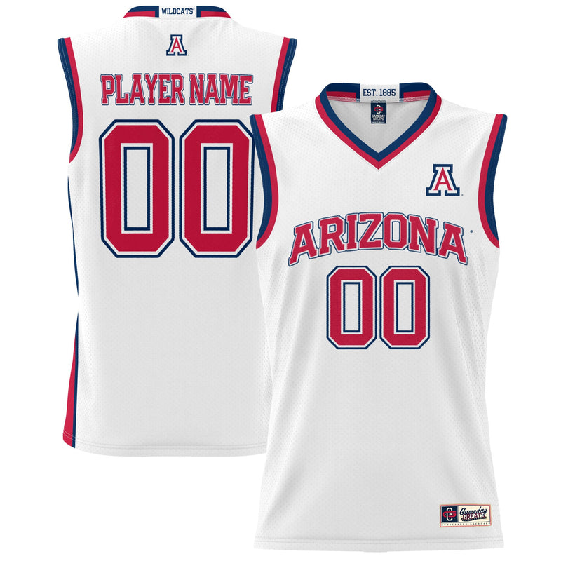 Arizona Wildcats GameDay Greats NIL Pick-A-Player Basketball Jersey - White