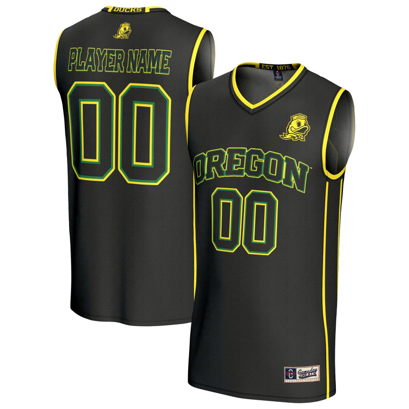 Oregon Ducks GameDay Greats Lightweight Collegiate Basketball NIL Pick-A-Player Fashion Jersey - Black