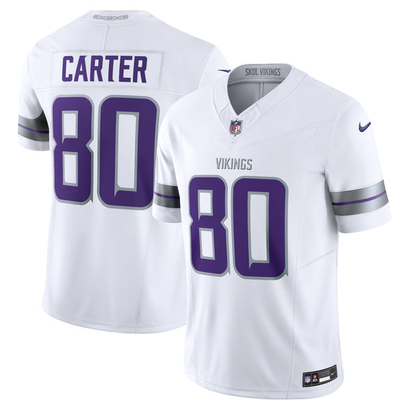 Minnesota Vikings Cris Carter Nike White Alternate Vapor F.U.S.E. Retired Player Limited Jersey