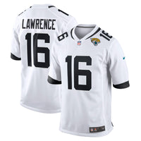 Jacksonville Jaguars Trevor Lawrence Nike White Game Jersey