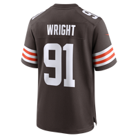 Cleveland Browns Alex Wright Nike Brown Team Game Jersey