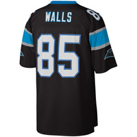 Carolina Panthers Wesley Walls Mitchell & Ness Black Legacy Replica Jersey