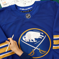 Buffalo Sabres Fanatics Royal Home Authentic Pro Custom Jersey