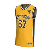 West Virginia Mountaineers GameDay Greats Lightweight Collegiate Basketball Fashion Jersey - Gold