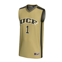 #1 UCF Knights GameDay Greats Lightweight Collegiate Basketball Fashion Jersey - Gold