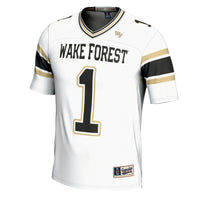 #1 Wake Forest Demon Deacons GameDay Greats Football Jersey - White