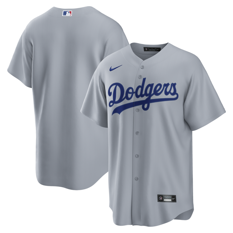 Los Angeles Dodgers Nike Gray Road Replica Jersey