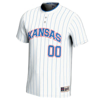 Kansas Jayhawks GameDay Greats NIL Pick-A-Player Lightweight Softball Jersey - White