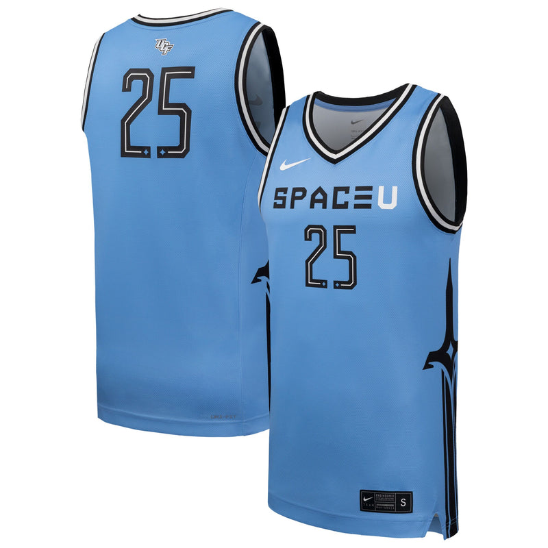 UCF Knights Nike Space Game Replica Basketball Jersey - Light Blue